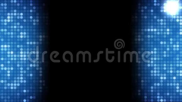 蓝色闪闪发光的马赛克广场视频的预览图