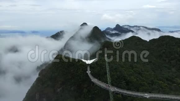 马来西亚兰卡维岛天空桥和缆车视频的预览图