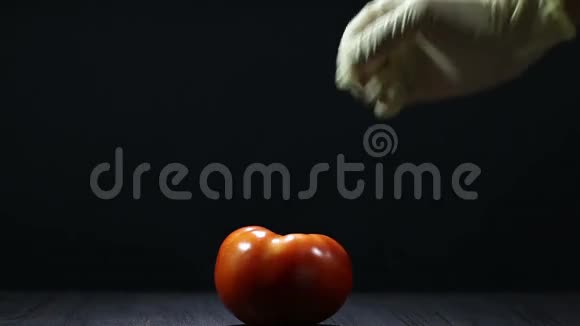番茄对抗转基因生物未成功注入新鲜红番茄视频的预览图