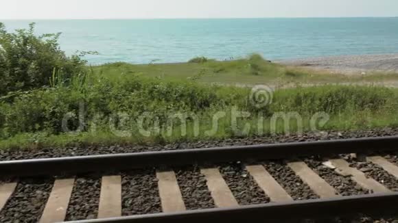 在炎热的夏天铁路格鲁吉亚视频的预览图