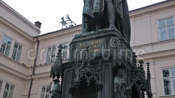 布拉格的纪念碑和雕像视频的预览图