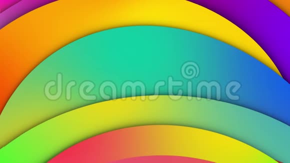抽象多彩的几何背景具有液体形状和梯度的流体梯度形状色彩鲜艳视频的预览图
