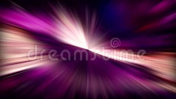 发光射线时间传播紫色光束运动视频的预览图