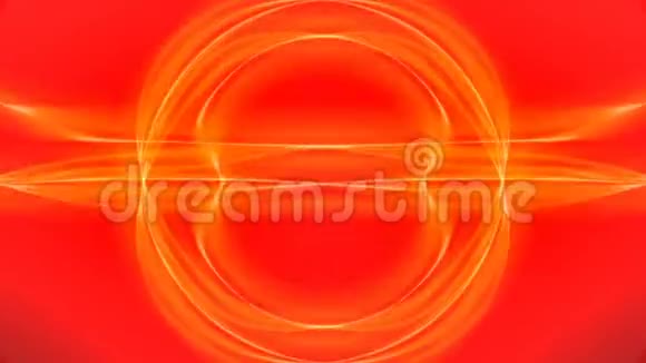 波等离子体电弧在橙色背景上三维渲染视频设计高清分辨率视频的预览图