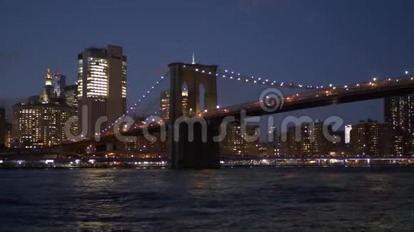 美丽的布鲁克林大桥纽约视频的预览图
