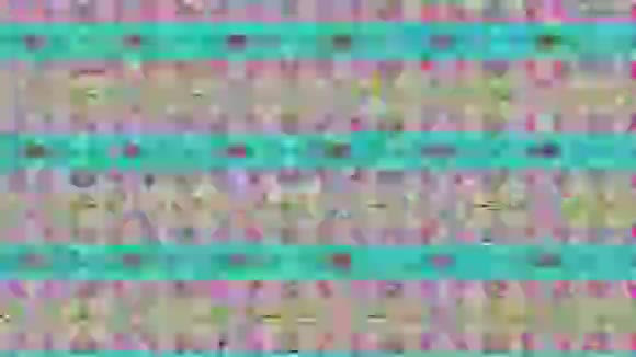 无缝的装饰性网络朋克优雅的彩虹反射视频的预览图