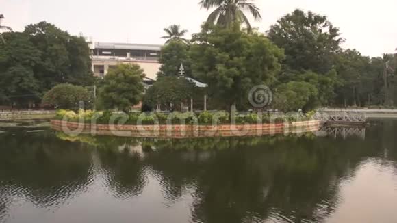 公共花园景观海德拉巴泰兰加纳印度视频的预览图