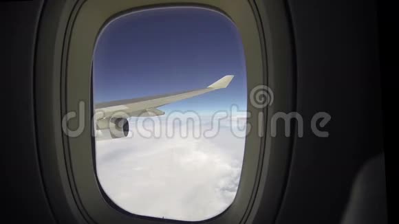 飞机机翼和天景视频的预览图