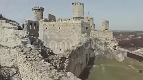 波兰废墟空中4k视频的预览图