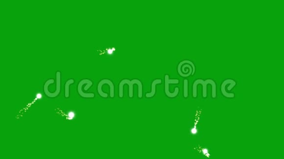 有绿色屏幕背景的神奇萤火虫视频的预览图