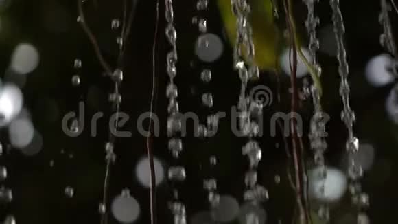 水滴缓慢运动视频的预览图