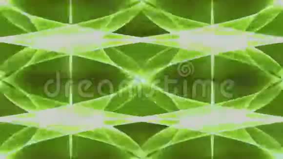 混合几何元素的绿色彩色运动画面视频的预览图
