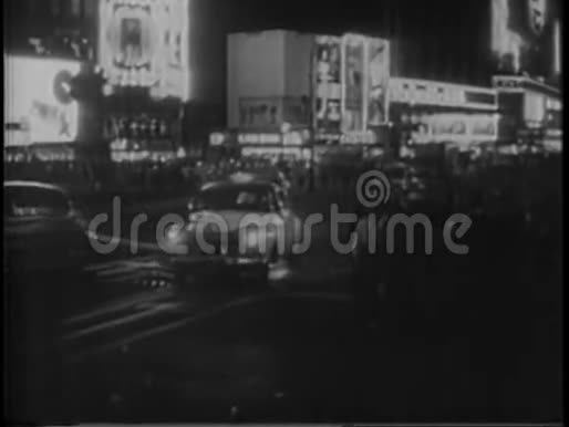 纽约时代广场20世纪40年代视频的预览图