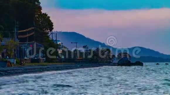 志贺琵琶湖日落时移视频的预览图