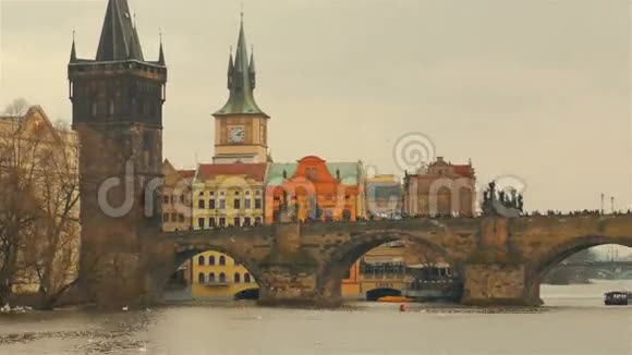 捷克共和国布拉格查尔斯桥捷克共和国视频的预览图