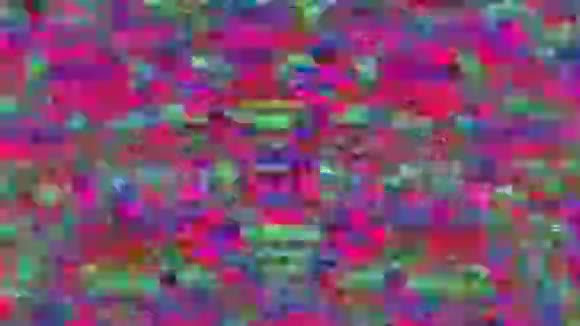 五彩斑斓的图案闪烁的背景无缝录像视频的预览图