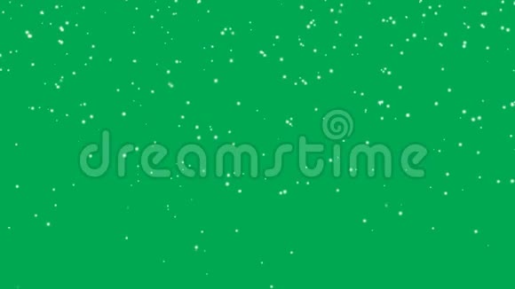 绿色背景下的积雪色度键视频的预览图