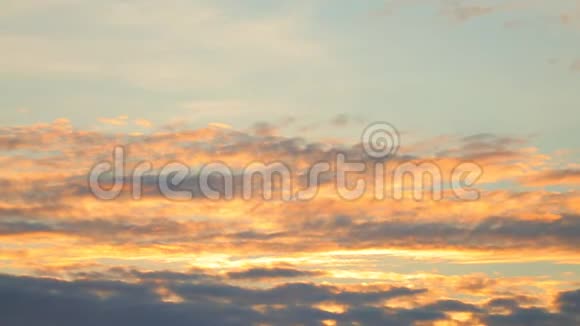 南海红橙黎明天空高清电视视频的预览图