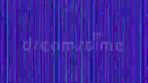 电脑错误效应霓虹灯网络朋克时尚闪闪发光的背景视频的预览图