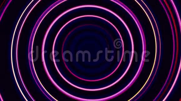 闪烁的漩涡运动霓虹紫光闪烁视频的预览图