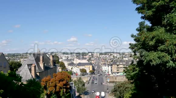 勒芒的城市景观法国视频的预览图