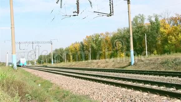 旅行旅客列车俄罗斯沃罗涅日视频的预览图