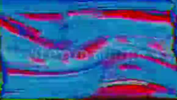 催眠坏电视模仿灯泄漏闪烁的背景循环动画视频的预览图