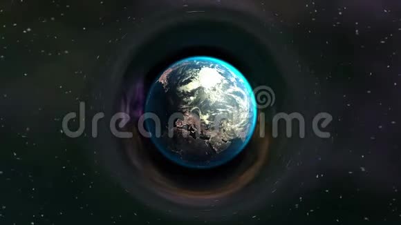 地球在弯曲的空间里视频的预览图