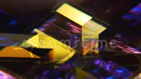 多彩的长方形运动背景视频的预览图