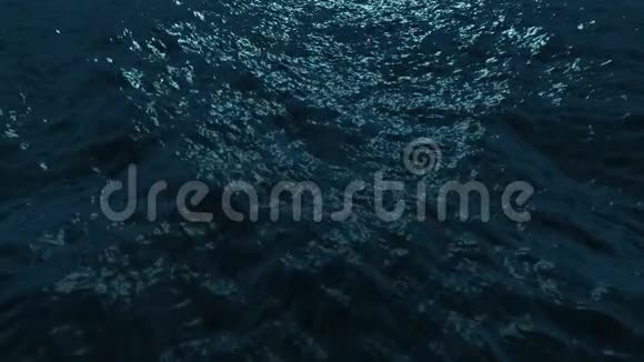 奇妙的海浪动画4096x2304环4K视频的预览图