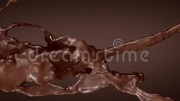 巧克力飞溅视频的预览图