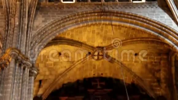教堂的美丽祭坛视频的预览图