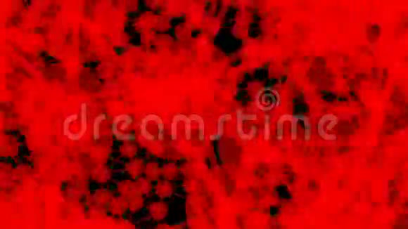 红色抽象动画背景音乐屏幕保护程序或任何其他计算机主题视频的预览图