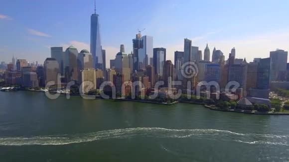 纽约曼哈顿航空海滨视频的预览图