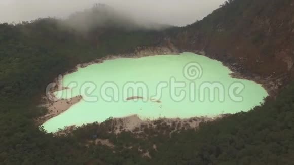 卡瓦普蒂赫白坑空中景观视频的预览图