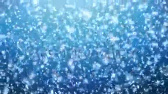 圣诞节雪球雪花与雪花在Bl视频的预览图