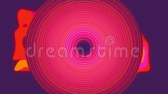 抽象模糊无缝环螺旋圆圆旋流抽象运动设计计算机生成的背景视频的预览图
