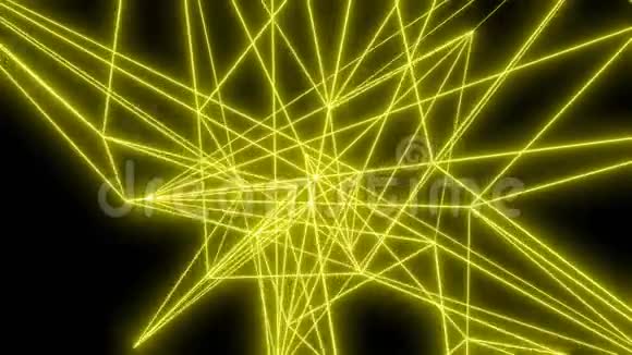 黄色线条运动背景视频的预览图