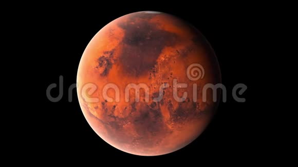 飞越火星表面电脑生成现实宇宙背景的三维渲染各项要素视频的预览图