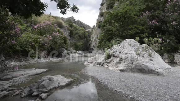 河流峡谷自然视频的预览图