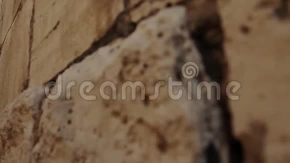 罗马尼亚古代秘密通道的墙视频的预览图