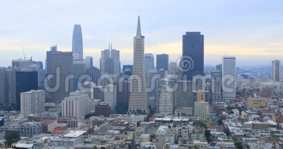 加州旧金山市中心4K景观视频的预览图