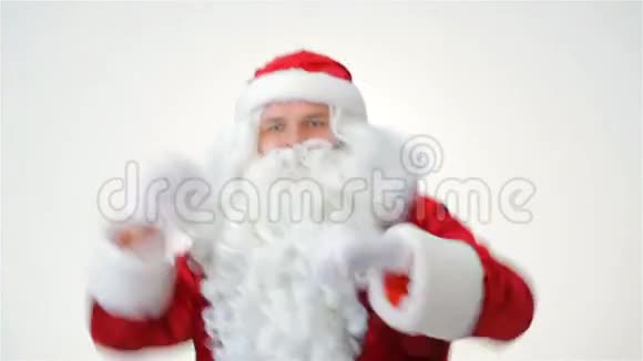 圣诞快乐圣诞老人跳舞视频的预览图
