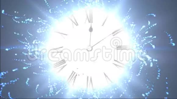 未来主义的手表空间和时间时间扭曲视频的预览图