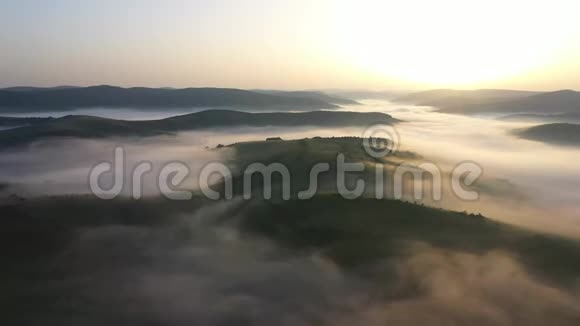从雾上方飞向太阳视频的预览图