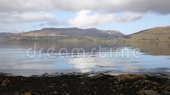 苏格兰马尔岛英国美丽的罗赫斯克里丹以期本莫尔和格伦莫尔山潘视频的预览图