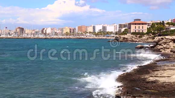 马略卡市卢克海岸景观视频的预览图