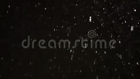 冬季降雪的夜景视频的预览图
