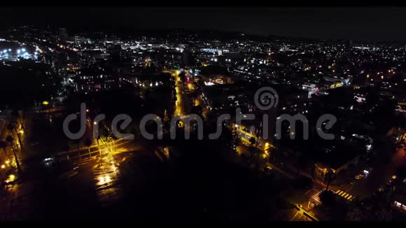 洛杉矶夜间城市景观视频的预览图