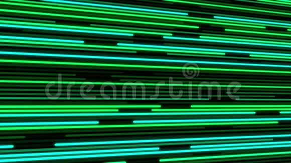 未来的绿色背景抽象和定向代表计算机和技术概念和大数据速度视频的预览图